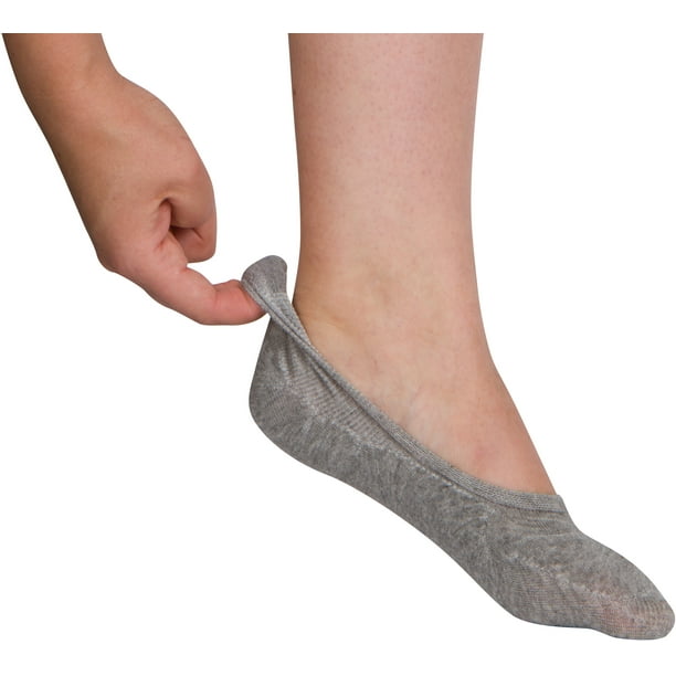Ladies Invisible Socks Womens Trainer Footsies Shoe Liners Ballerina 3 6 12 Pk